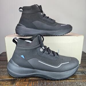 Vessi Stormburst High Top Mens Size 9 Waterproof Shoes Hiking Space Black